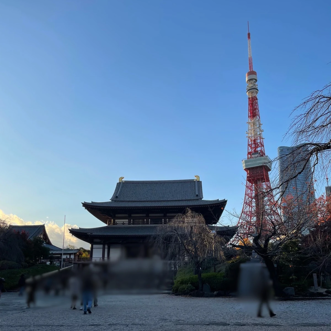 東京足つぼスクールの前の観光