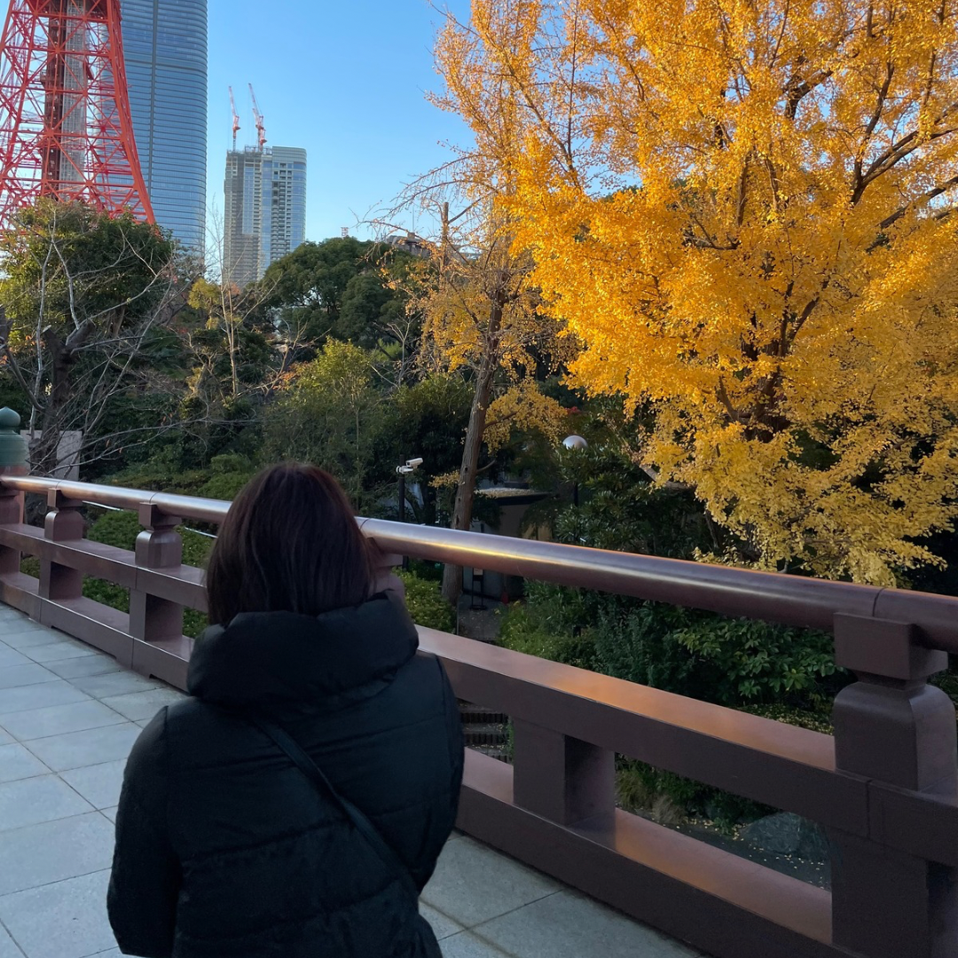 東京足つぼスクールの前の観光