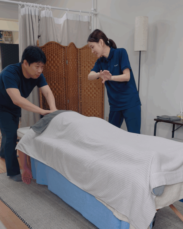 愛知県よりマッサージスクールの様子